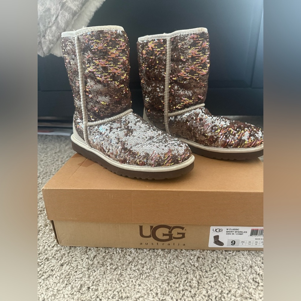 UGG Multicolor Sequin Boots